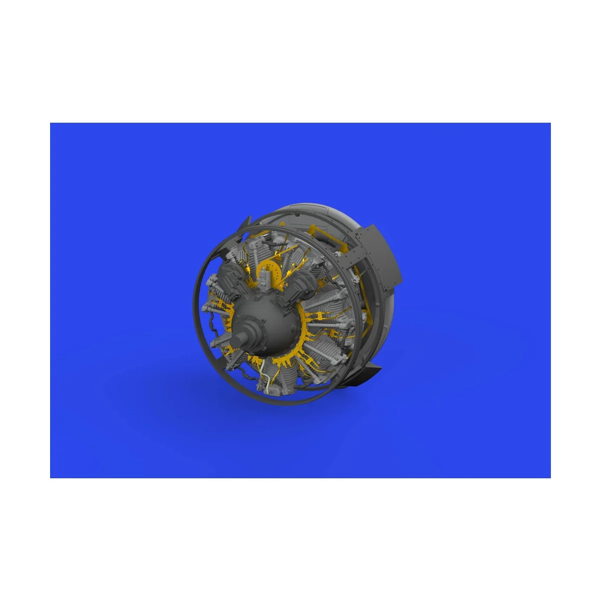 F4F-3 engine mid PRINT 1/48 EDUARD, 1/48 - Eduard Accessories 648825