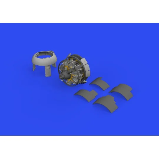 F4F-4 engine PRINT 1/48 EDUARD, 1/48 - Eduard Accessories 648828