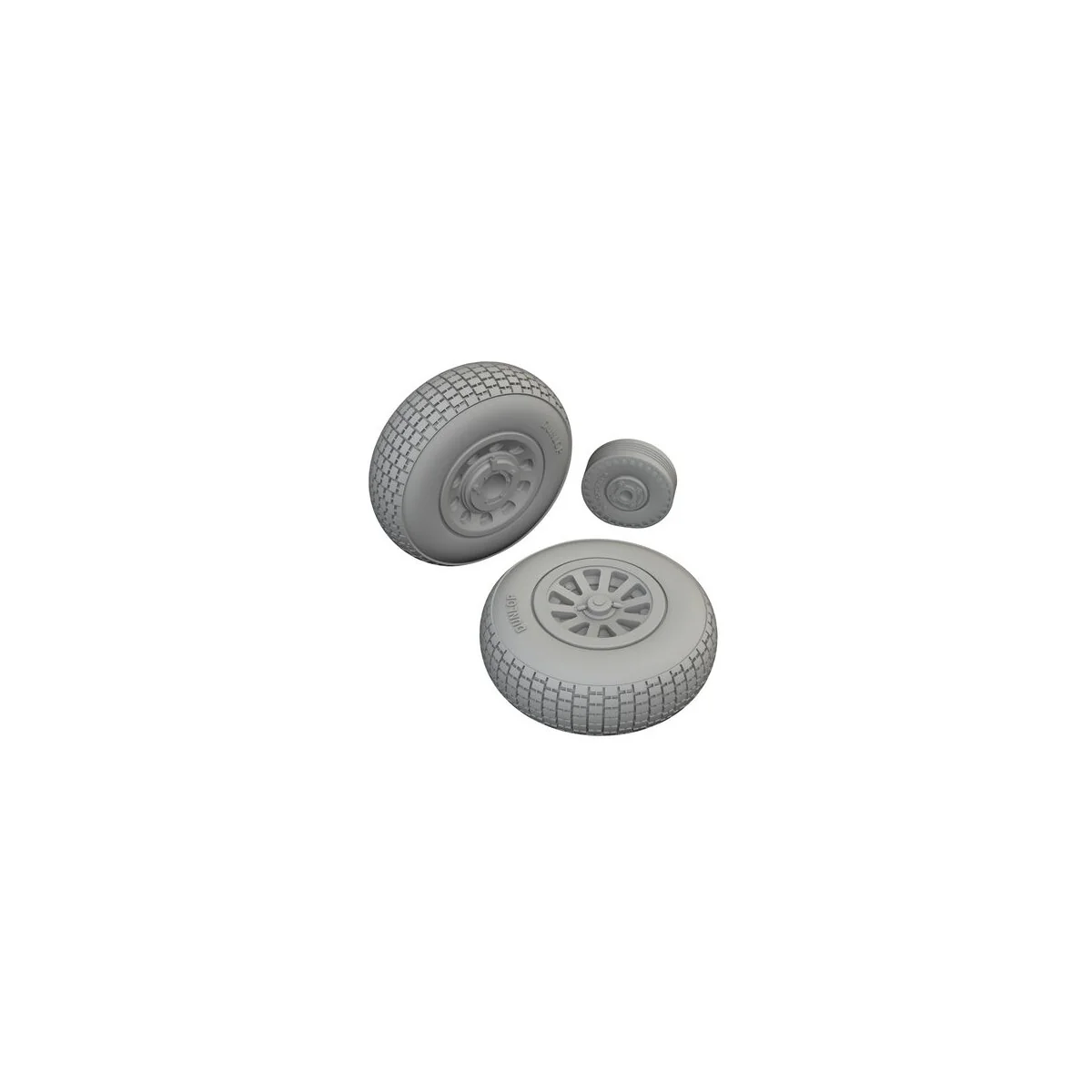 P-51D wheels block tread 2, 1/72 - Eduard Accessories 672371