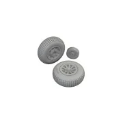 P-51D wheels block tread 2 1/72 - Eduard Accessories 672371