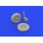 Beaufort Mk.I wheels 1/48 for ICM, 1/48 - Eduard Accessories 648830