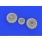 F-16C wheels late 1/48 for KINETIC, 1/48 - Eduard Accessories 648833