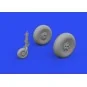 Beaufort Mk.I wheels 1/48 for ICM, 1/48 - Eduard Accessories 648830