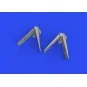 F-16 airbrakes PRINT 1/48 for KINETIC, 1/48 - Eduard Accessories 64...