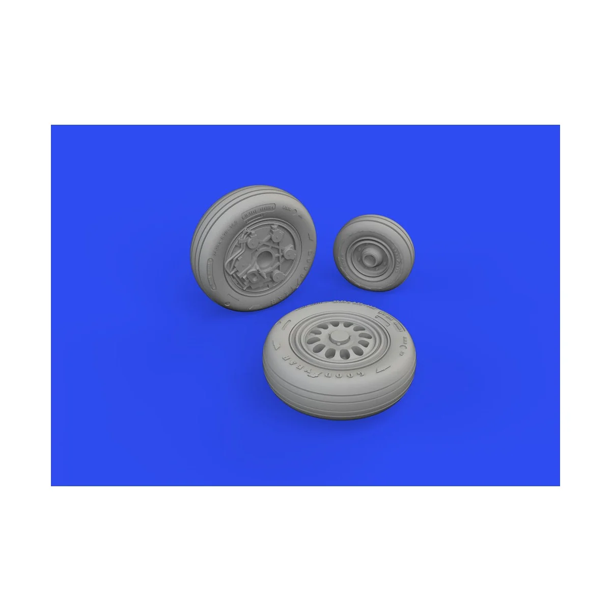 F-16C wheels late 1/48 for KINETIC, 1/48 - Eduard Accessories 648833