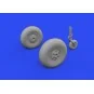 Beaufort Mk.I wheels 1/48 for ICM, 1/48 - Eduard Accessories 648830