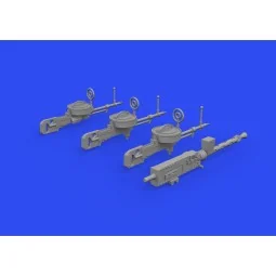 Beaufort Mk.I guns PRINT 1/48 ICM, 1/48 - Eduard Accessories 648840 2