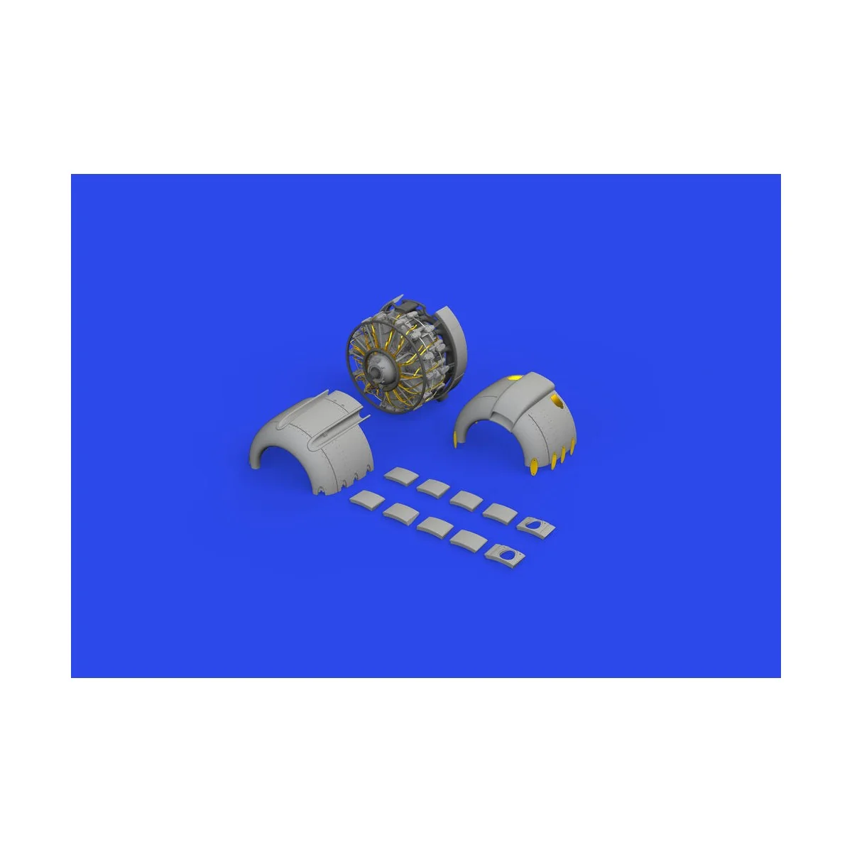 A6M2-N Rufe engine complete PRINT 1/48 EDUARD, 1/48 - Eduard Access...