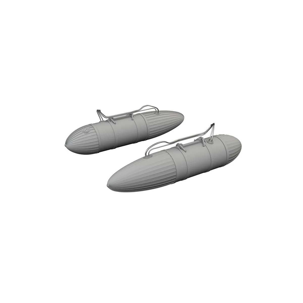 P-51D 108gal paper drop tanks PRINT - Eduard Accessories 672374