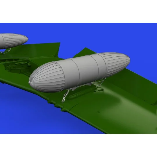 P-51D 108gal paper drop tanks PRINT, 1/72 - Eduard Accessories 672374