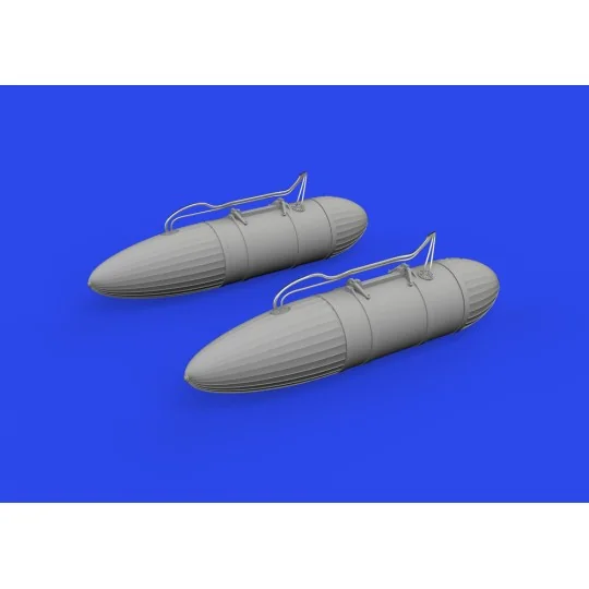 P-51D 108gal paper drop tanks PRINT - Eduard Accessories 672374