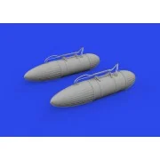 P-51D 108gal paper drop tanks PRINT, 1/72 - Eduard Accessories 672374