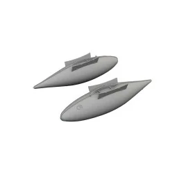 P-51D 165gal fuel tanks PRINT - Eduard Accessories 672376