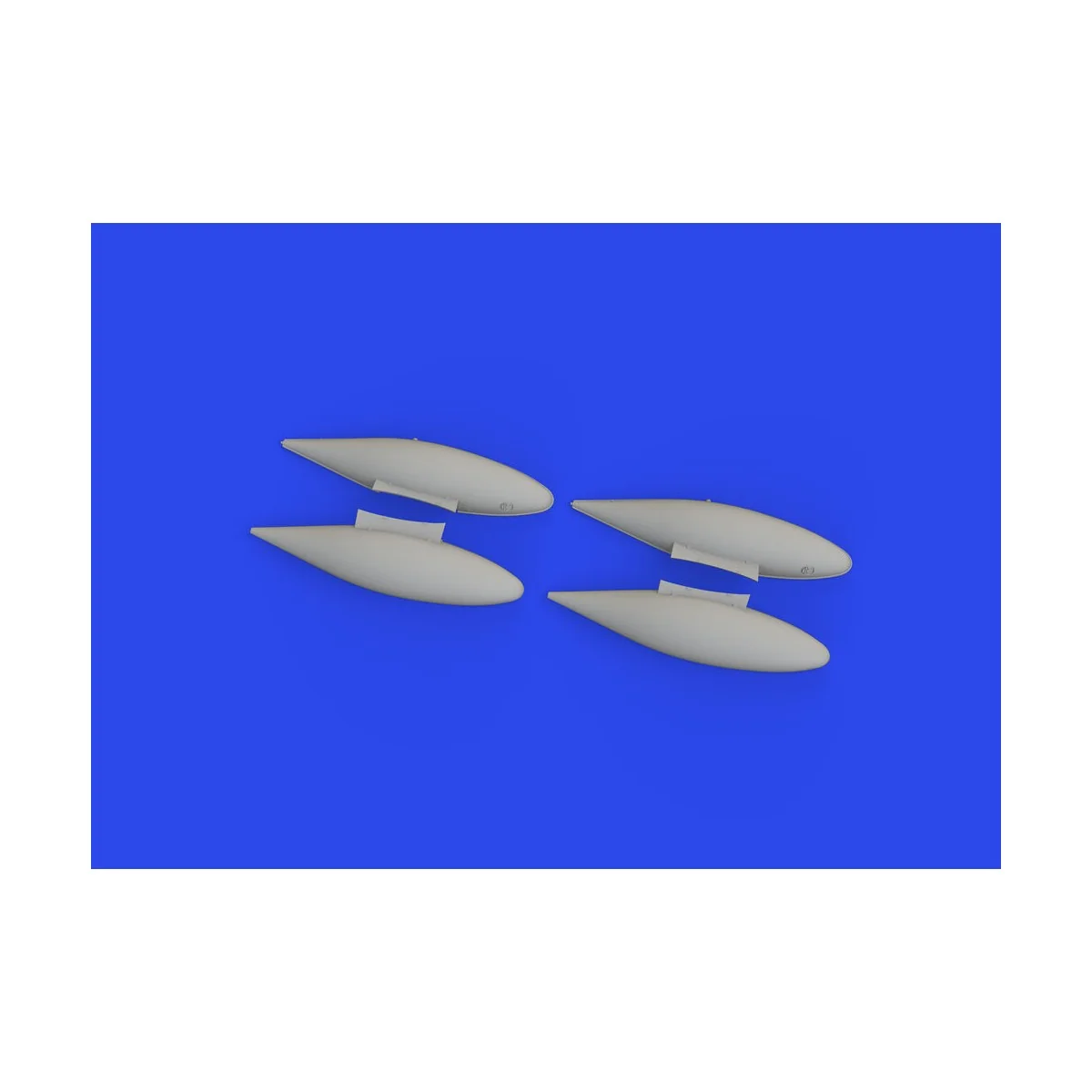 P-51D 165gal fuel tanks PRINT - Eduard Accessories 672376