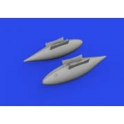 P-51D 165gal fuel tanks PRINT, 1/72 - Eduard Accessories 672376