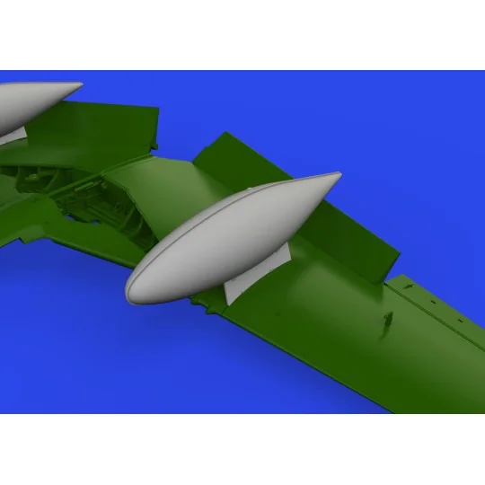 P-51D 165gal fuel tanks PRINT - Eduard Accessories 672376