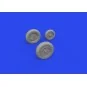 J-35 Draken wheels Type 1 1/48 HASEGAWA, 1/48 - Eduard Accessories ...