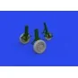 J-35 Draken wheels Type 1 1/48 HASEGAWA, 1/48 - Eduard Accessories ...