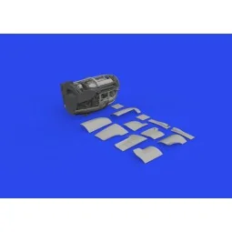 P-38J left engine PRINT 1/48 TAMIYA, 1/48 - Eduard Accessories 648936 2