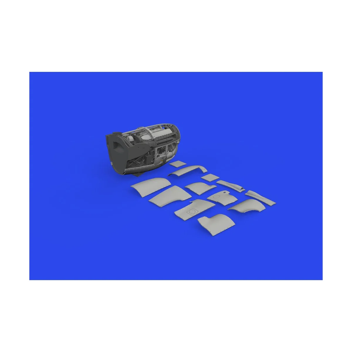 P-38J left engine PRINT 1/48 TAMIYA, 1/48 - Eduard Accessories 648936