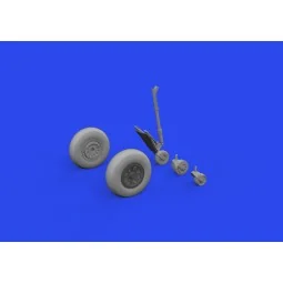 TBF/TBM wheels w/smooth tire 1/48 ACADEMY, 1/48 - Eduard Accessorie...