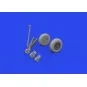 TBF/TBM wheels w/smooth tire 1/48 ACADEMY, 1/48 - Eduard Accessorie...