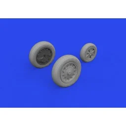 J-35 Draken wheels Type 2 1/48 HASEGAWA, 1/48 - Eduard Accessories ... 2
