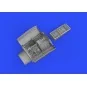 F-16C wheel bays early PRINT 1/48 KINETIC, 1/48 - Eduard Accessorie...