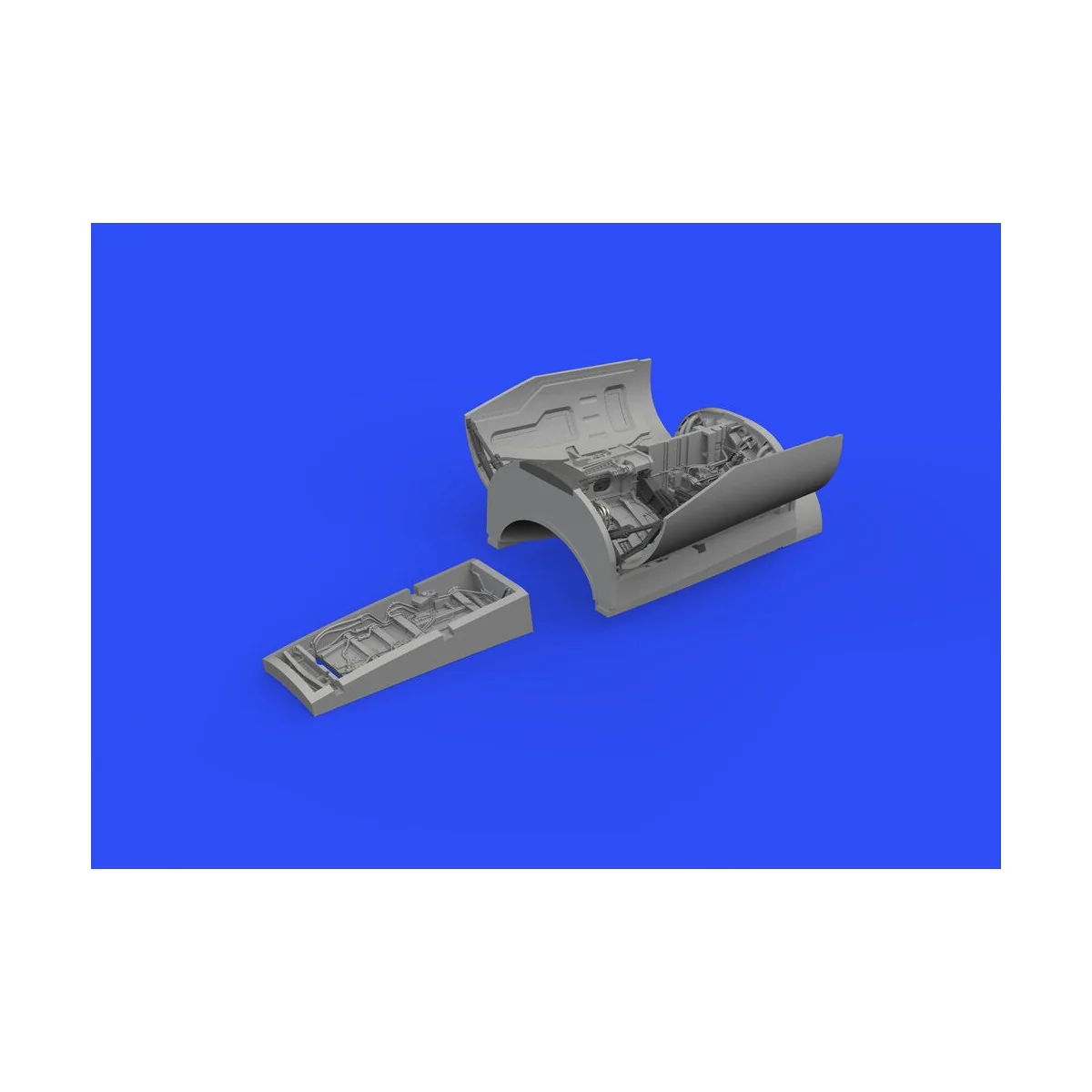 F-16C wheel bays early PRINT 1/48 KINETIC, 1/48 - Eduard Accessorie...
