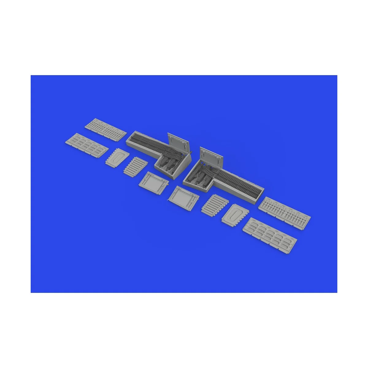 P-51D gun bays PRINT, 1/72 - Eduard Accessories 672379