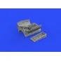 F-16C wheel bays early PRINT 1/48 KINETIC, 1/48 - Eduard Accessorie...