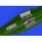 F-16C wheel bays early PRINT 1/48 KINETIC, 1/48 - Eduard Accessorie...