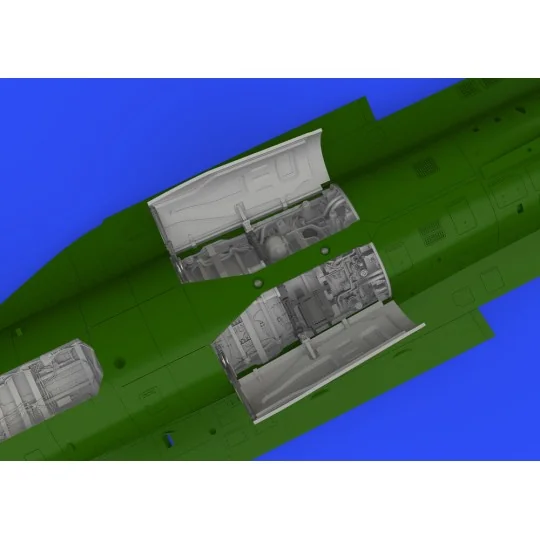 F-16C wheel bays early PRINT 1/48 KINETIC, 1/48 - Eduard Accessorie...