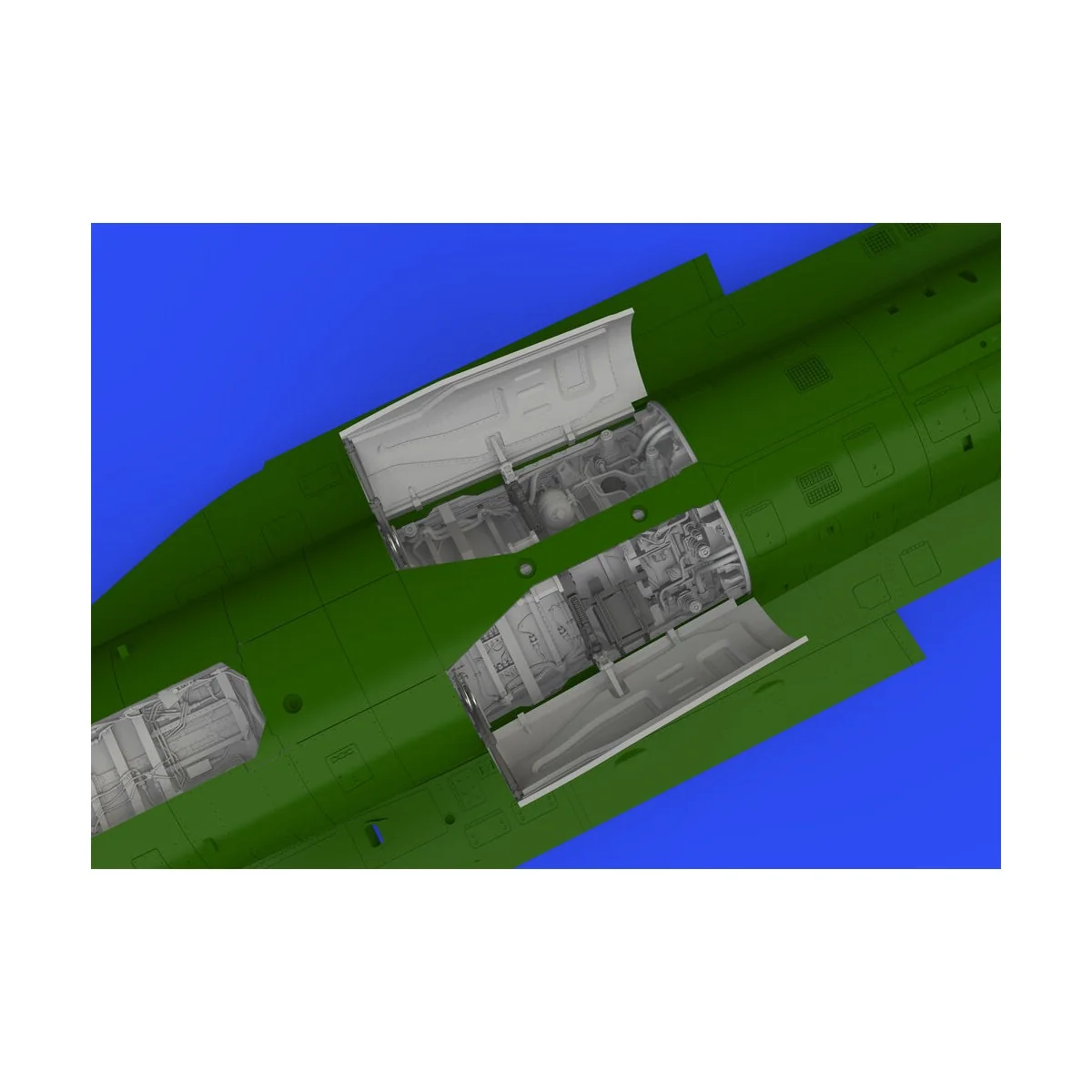 F-16C wheel bays early PRINT 1/48 KINETIC, 1/48 - Eduard Accessorie...