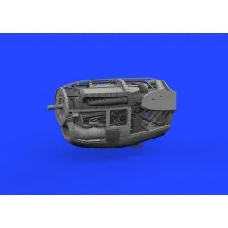 P-38J right engine PRINT 1/48 TAMIYA, 1/48 - Eduard Accessories 648982 2