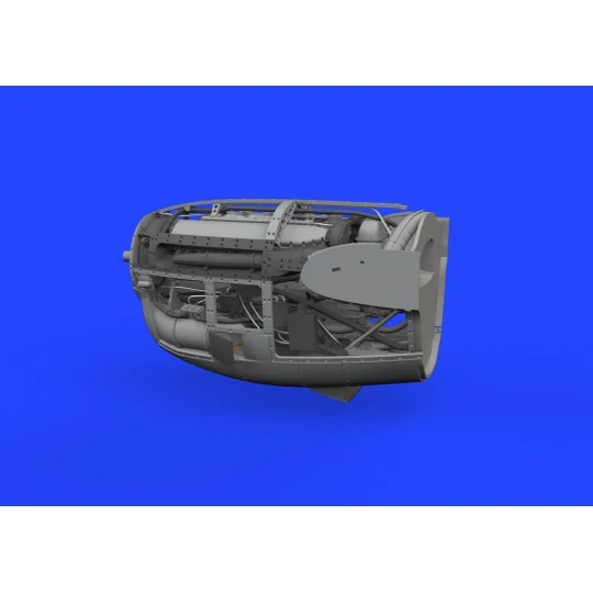 P-38J right engine PRINT 1/48 TAMIYA, 1/48 - Eduard Accessories 648982