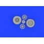 F4U wheels 1/48 MAGIC FACTORY, 1/48 - Eduard Accessories 648985