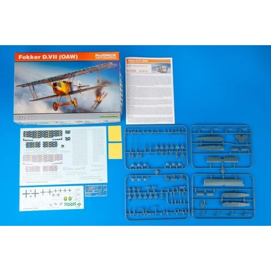 Fokker D.VII (OAW), Profipack, 1/72 - Eduard Plastic Kits 70131