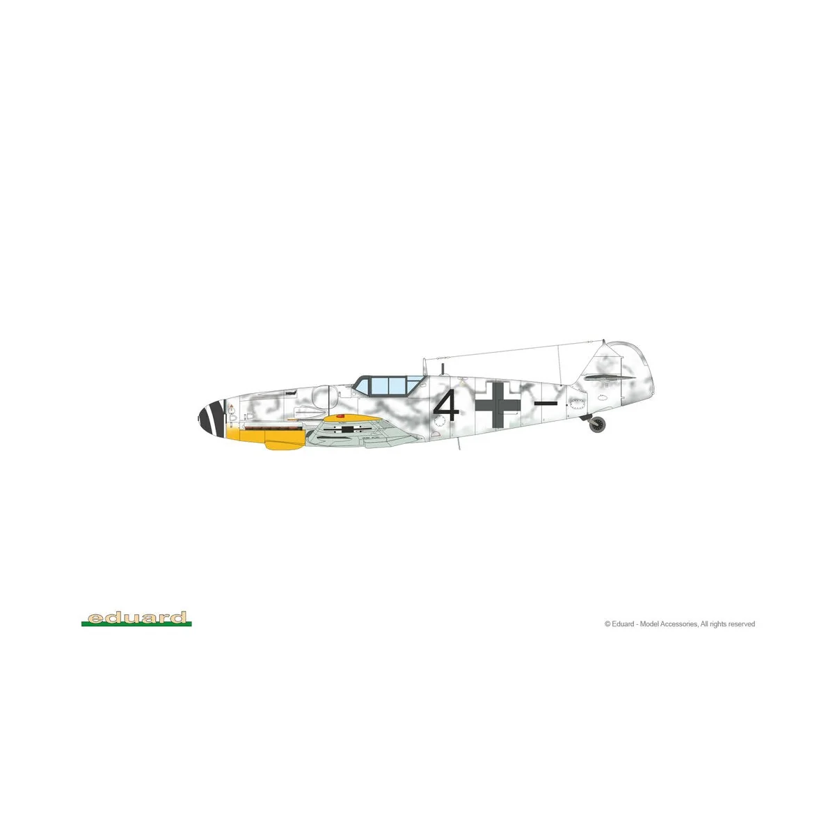Bf 109G-6, 1/72 - Eduard Plastic Kits 70159