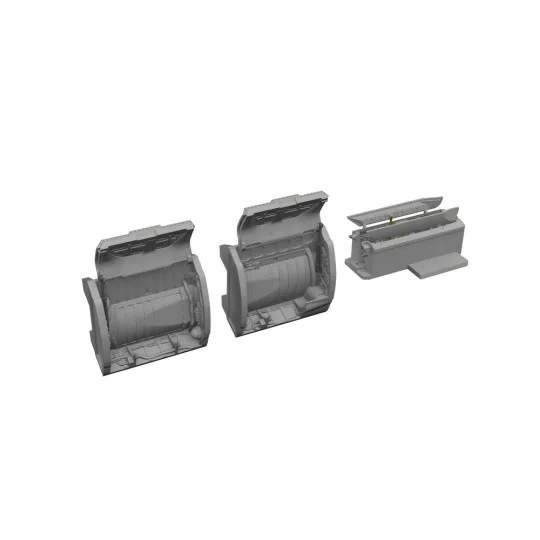 MiG-21 wheel bays PRINT, 1/72 - Eduard Accessories 672381