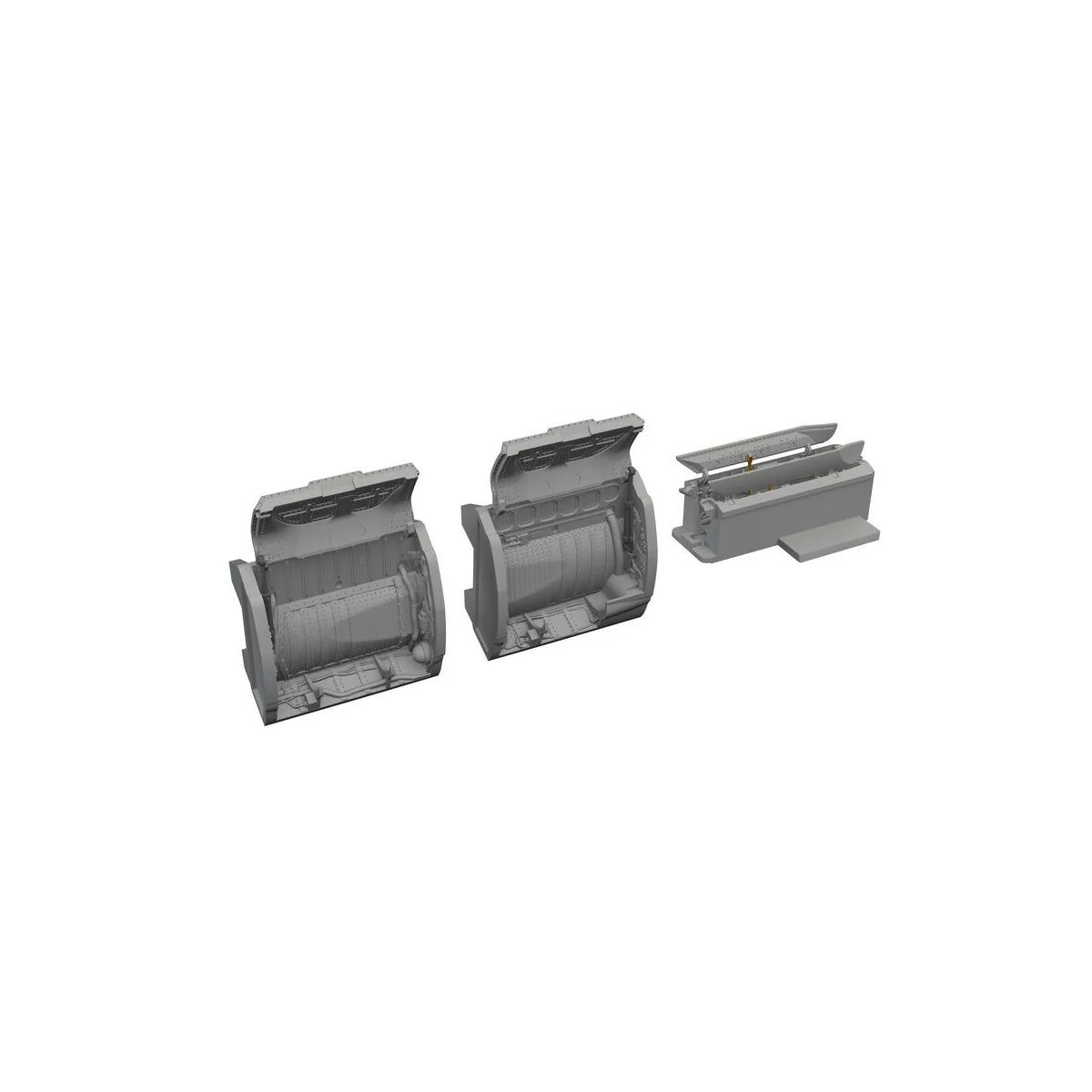 MiG-21 wheel bays PRINT, 1/72 - Eduard Accessories 672381