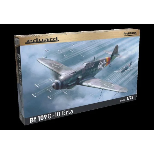 Bf 109G-10 ERLA EDUARD-PROFIPACK, 1/72 - Eduard Plastic Kits 70162