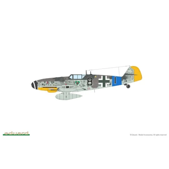 Bf 109G-6, 1/72 - Eduard Plastic Kits 70159
