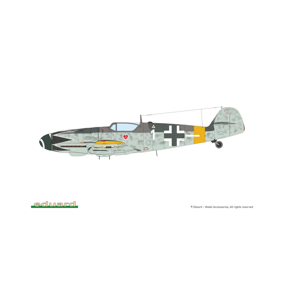 Bf 109G-14 EDUARD-PROFIPACK, 1/72 - Eduard Plastic Kits 70161