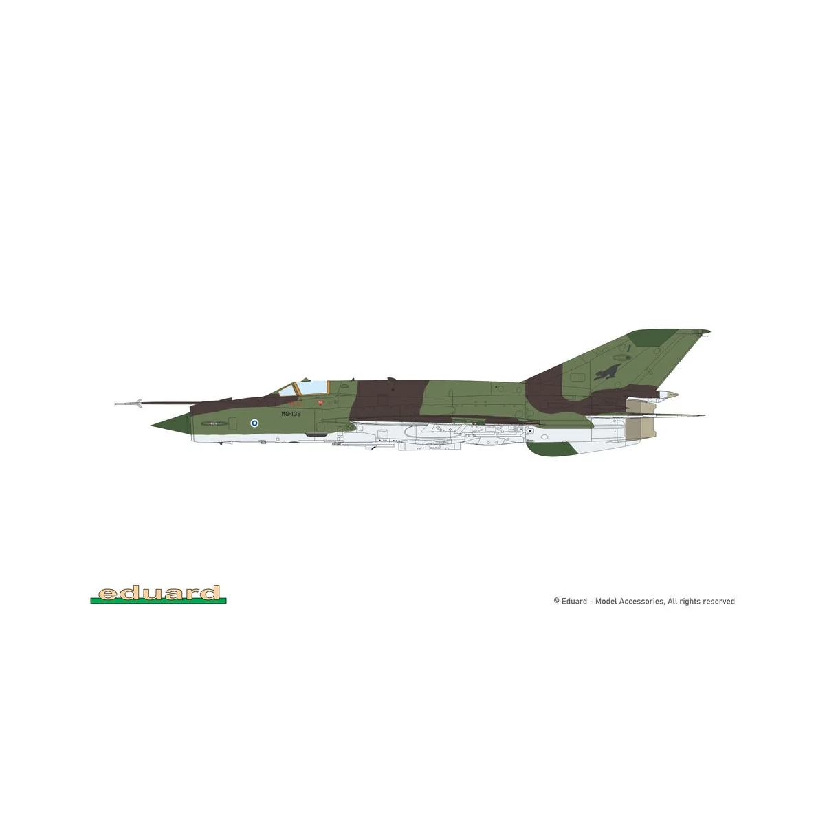 MiG-21bis, 1/72 - Eduard Plastic Kits 70146