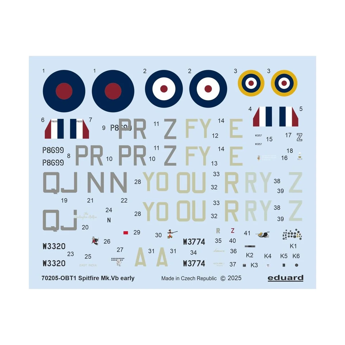 Spitfire Mk.Vb early, 1/72 - Eduard Plastic Kits 70205