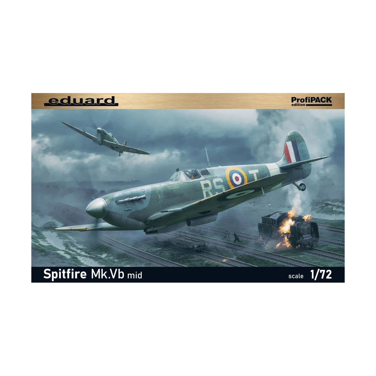 Spitfire Mk.Vb mid, 1/72 - Eduard Plastic Kits 70206