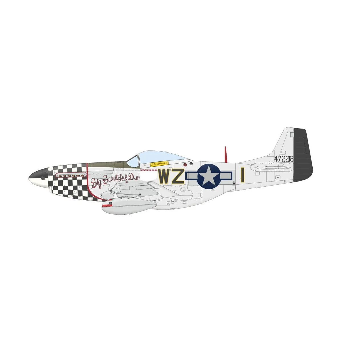 P-51D Mustang EDUARD-PROFIPACK, 1/72 - Eduard Plastic Kits 70173
