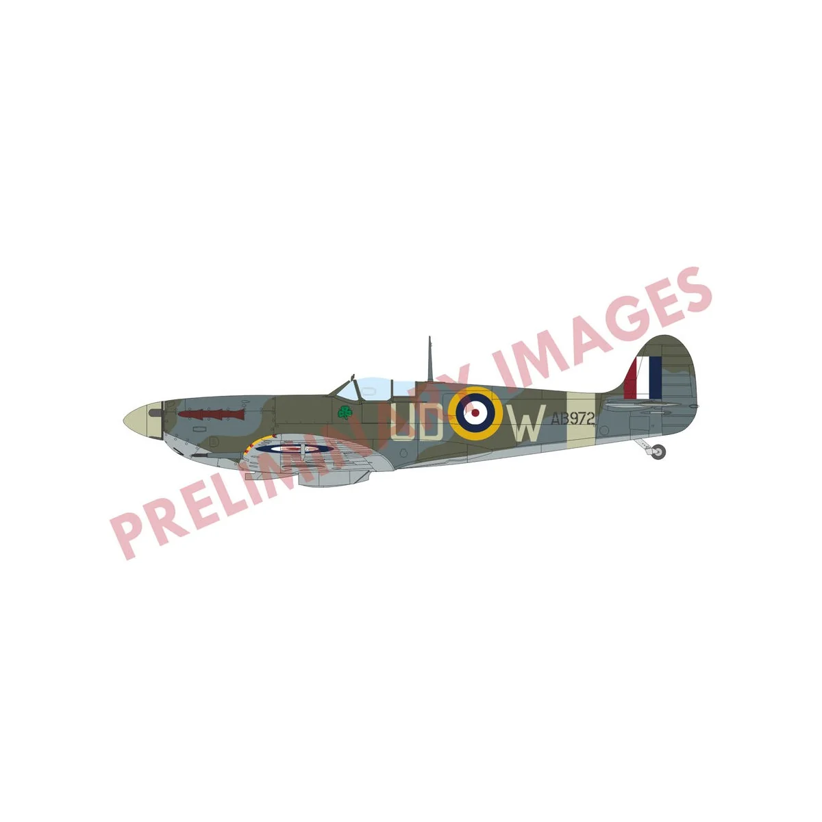 Spitfire Mk.Vb mid, 1/72 - Eduard Plastic Kits 70206