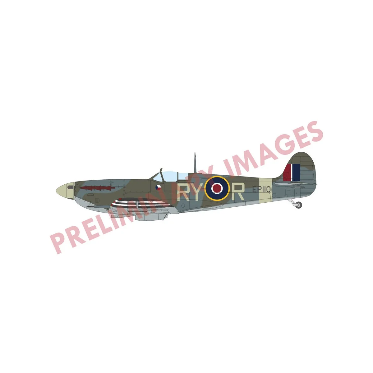 Spitfire Mk.Vb mid, 1/72 - Eduard Plastic Kits 70206